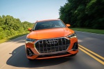 2019 Audi Q3 45 quattro in Pulse Orange - Driving Frontal View